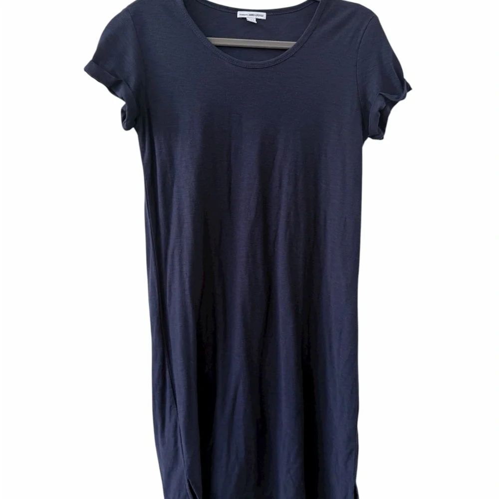James Perse Navy Blue T-Shirt Dress